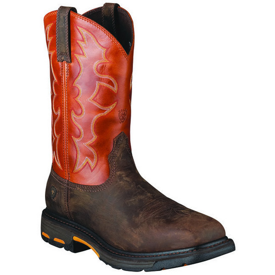 Ariat Workhog Square Toe Steel Toe Boot