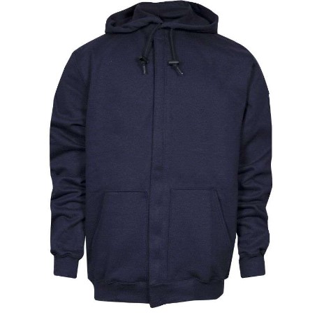 NSA FR Men's Mid-weight Full Zip Hooded Sweatshirt